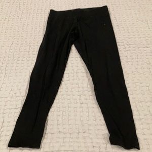 Black cotton leggings